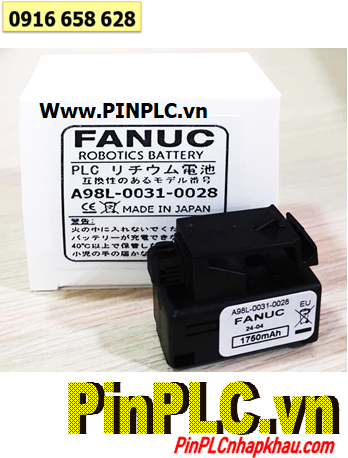 FANUC A98L-0031-0028; Pin nuôi nguồn FANUC A98L-0031-0028 chính hãng, Xuất xứ NHẬT